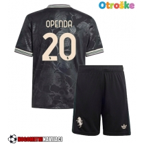 Otroške Nogometnih dresov Juventus Lois Openda #20 Tretji 2025-26 Kratki rokavi (+ hlače)